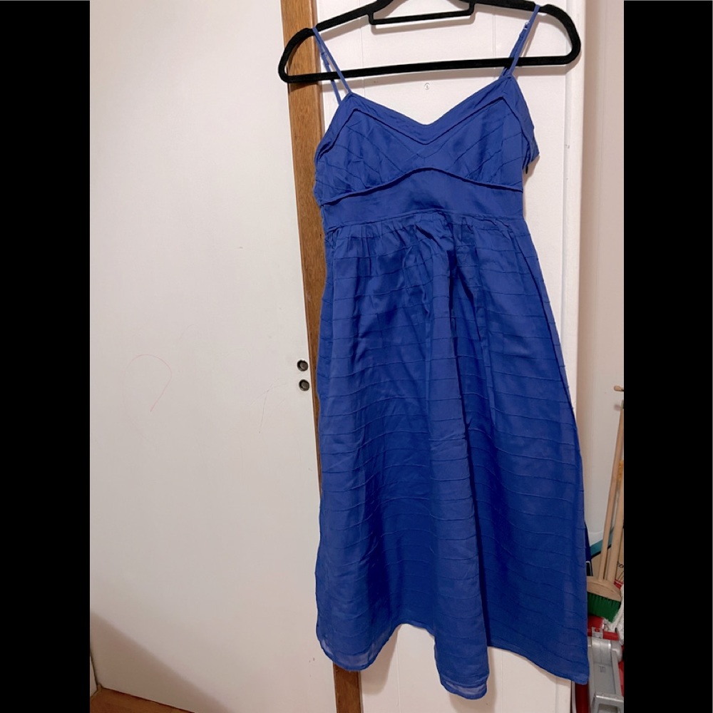 Cooperative blue dress